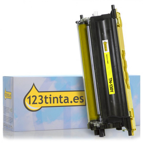 Marca 123tinta reemplaza a Brother TN-130Y toner amarillo TN130YC 029261 - 1