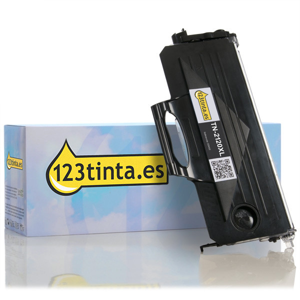 Marca 123tinta reemplaza a Brother TN-2120XL toner negro XXL TN2120C 029402 - 1