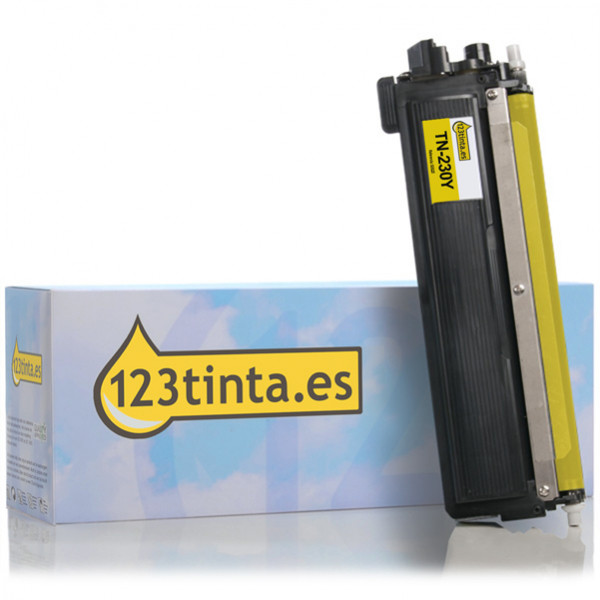 Marca 123tinta reemplaza a Brother TN-230Y toner amarillo TN230YC 029225 - 1