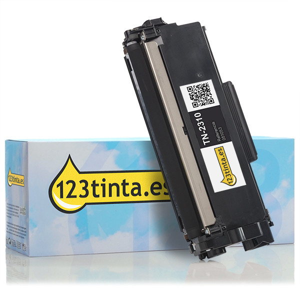 Marca 123tinta reemplaza a Brother TN-2310 toner negro TN-2310C 051053 - 1