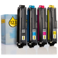 Marca 123tinta reemplaza a Brother TN-241BK/TN-245C/M/Y toners | Pack negro + 3 colores 130206