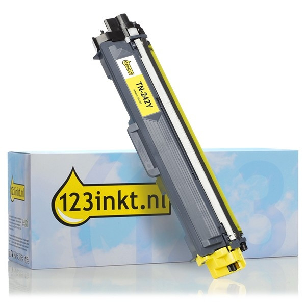 Marca 123tinta reemplaza a Brother TN-242Y toner amarillo TN242YC 051067 - 1