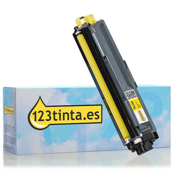 Marca 123tinta reemplaza a Brother TN-245Y toner amarillo XL TN245YC 029435 - 1