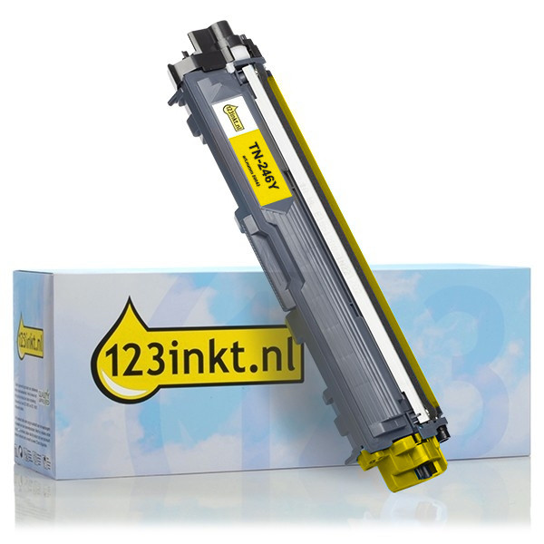 Marca 123tinta reemplaza a Brother TN-246Y toner amarillo XL TN246YC 051073 - 1