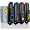 Marca 123tinta reemplaza a Brother TN-247BK/ toners | Pack negro + 3 colores
