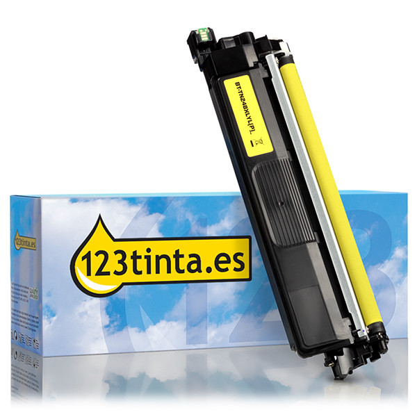 Marca 123tinta reemplaza a Brother TN-248XL Y toner amarillo XL TN248XLYC 051427 - 1