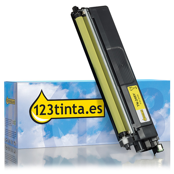 Marca 123tinta reemplaza a Brother TN-249Y toner amarillo XXL TN249YC 051435 - 1