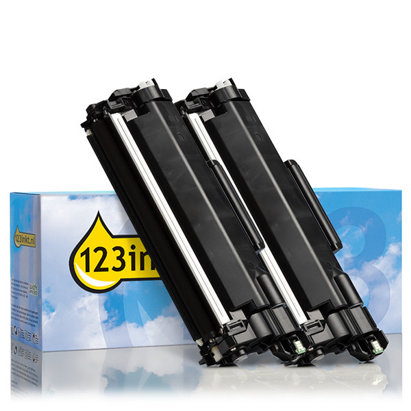 Marca 123tinta reemplaza a Brother TN-2510 toner negro | Pack 2 uds 160715 - 1