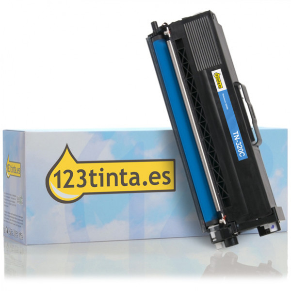 Marca 123tinta reemplaza a Brother TN-320C toner cian TN320CC 029189 - 1