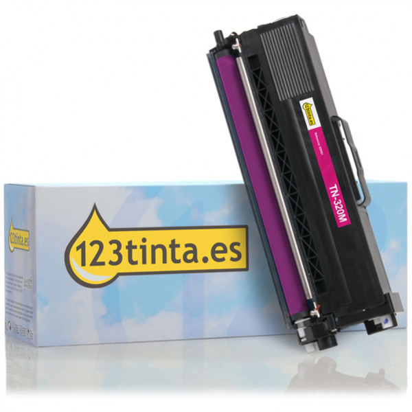 Marca 123tinta reemplaza a Brother TN-320M toner magenta TN320MC 029191 - 1