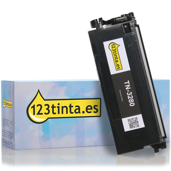 Marca 123tinta reemplaza a Brother TN-3280 toner negro XL TN3280C 029235 - 1