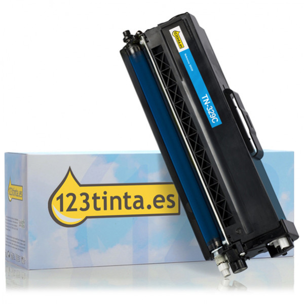 Marca 123tinta reemplaza a Brother TN-329C toner cian XXL TN-329CC 051039 - 1