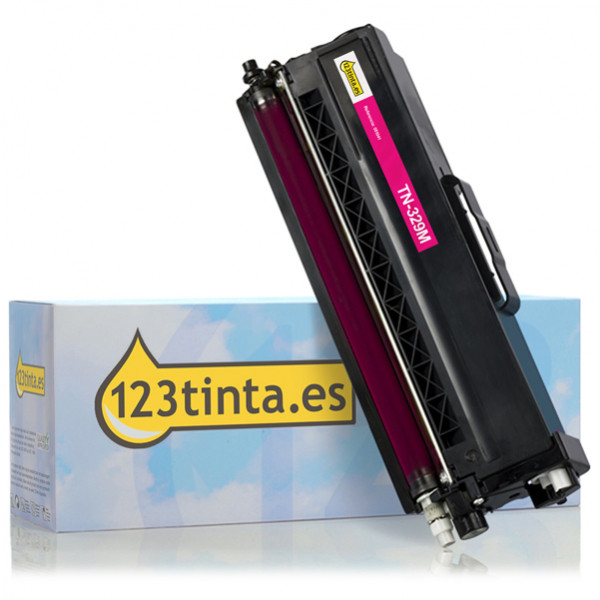 Marca 123tinta reemplaza a Brother TN-329M toner magenta XXL TN-329MC 051041 - 1