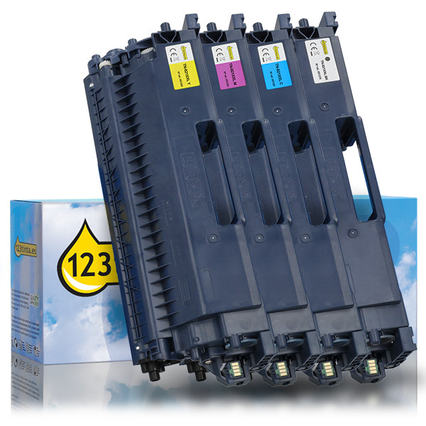 Marca 123tinta reemplaza a Brother TN-821XXL toners | Pack negro + 3 colores 130247 - 1