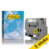 Marca 123tinta reemplaza a Brother TZe-145 cinta blanca sobre transparente 18 mm | Pack 5 uds 650680 - 1