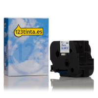 Marca 123tinta reemplaza a Brother TZe-263 cinta azul sobre blanco 36 mm