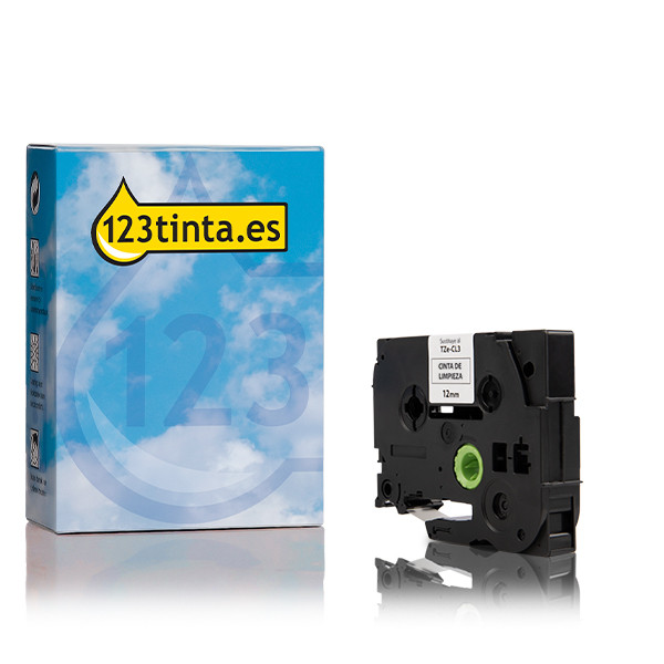 Marca 123tinta reemplaza a Brother TZe-CL3 cinta limpiadora de 12 mm TZeCL3C 080901 - 1