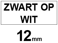 Marca 123tinta reemplaza a Brother TZe-N231 cinta negro sobre blanco 12 mm TZEN231C 080621 - 1