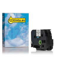 Marca 123tinta reemplaza a Brother TZe-SE5 Cinta de seguridad negra sobre blanca 24 mm TZe-SE5C 080557