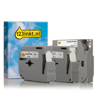 Marca 123tinta reemplaza a Brother cintas no laminadas de 12 mm | Pack de cintas 350620