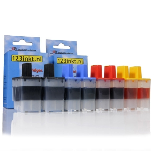 Marca 123tinta reemplaza a Brother serie LC-900 cartucho de tinta | Pack 2 uds 127200 - 1