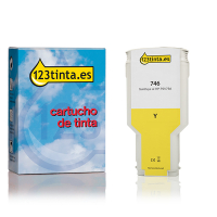 Marca 123tinta reemplaza a HP 746 (P2V79A) artucho de tinta amarillo