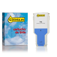 Marca 123tinta reemplaza a HP 746 (P2V80A) cartucho de tinta cian