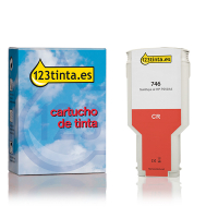 Marca 123tinta reemplaza a HP 746 (P2V81A) cartucho de tinta rojo cromático