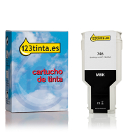 Marca 123tinta reemplaza a HP 746 (P2V83A) cartucho de tinta negro mate