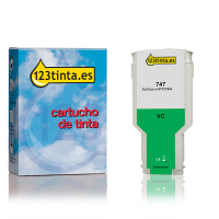 Marca 123tinta reemplaza a HP 747 (P2V84A) cartucho de tinta verde cromático 055351