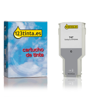 Marca 123tinta reemplaza a HP 747 (P2V86A) cartucho de tinta gris 055349
