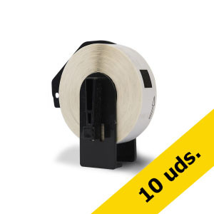 Marca 123tinta reemplaza a Pack: 10x Brother DK-11204 etiqueta multifunción DK11204C 650518 - 1