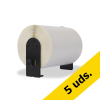 Marca 123tinta reemplaza a Pack: 5x Brother DK-11247 etiquetas de envío grandes