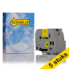 Marca 123tinta reemplaza a Pack: 5x Brother TZe-661 cinta negro sobre amarillo 36 mm 650648 - 1