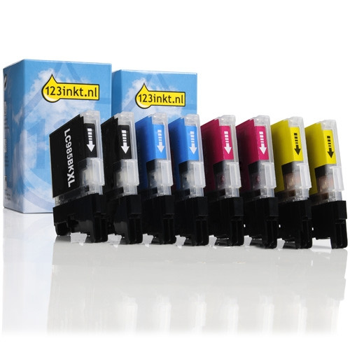 Marca 123tinta reemplaza a Pack ahorro: 2 x LC-985 serie XL  125944 - 1