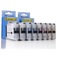 Marca 123tinta reemplaza a Pack ahorro: 2 x Pack serie LC-1000 (negro + 3 colores)  127206