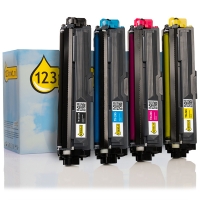 Marca 123tinta reemplaza a Pack ahorro: Brother TN-241BK / TN-245C / M / Y negro + 3 colores XL  130206