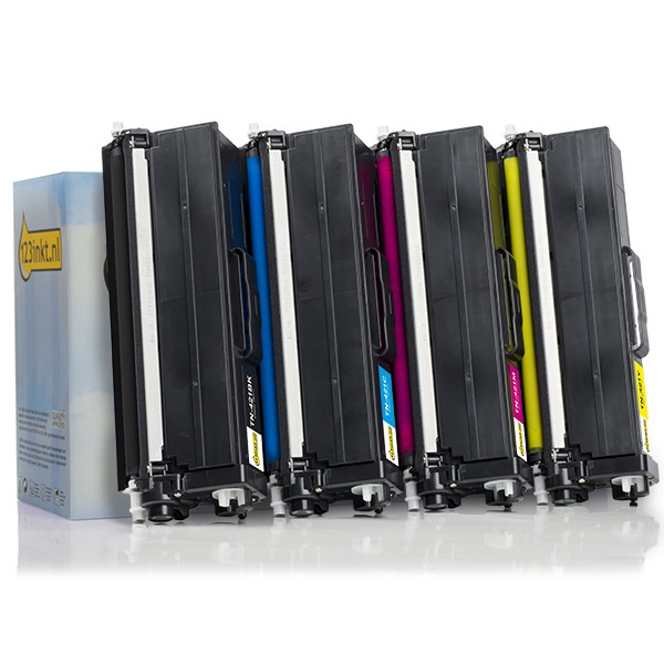 Marca 123tinta reemplaza a Pack ahorro: Brother TN-421BK / C / M / Y negro + 3 colores  130213 - 1