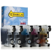 Marca 123tinta reemplaza a Pack ahorro Brother LC-223 (2 negros + 3 colores)  160687