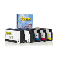 Marca 123tinta reemplaza a Pack ahorro HP 957XL + 953XL cartuchos de tinta 2x negro + 3 color  160753