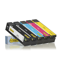 Marca 123tinta reemplaza a Pack ahorro HP 981X cartuchos de tinta 2x negro + 3 color  160759