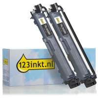 Marca 123tinta reemplaza a Pack doble Brother TN-242BK toner negro
