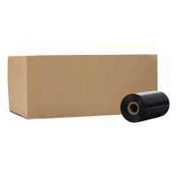 Marca 123tinta reemplaza a Zebra 2300 (02300BK15645) cinta de cera 156 mm x 450 m (12 cintas) 02300BK15645C 141071