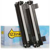 Marca 123tinta reemplaza a pack doble Brother TN-1050 toner negro  160685