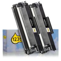 Marca 123tinta reemplaza a pack doble Brother TN-2420BK toner negro TN2420TWINC 051333