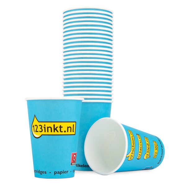 Marca 123tinta vasos para cafe de carton (100 unidades) 400125 - 1
