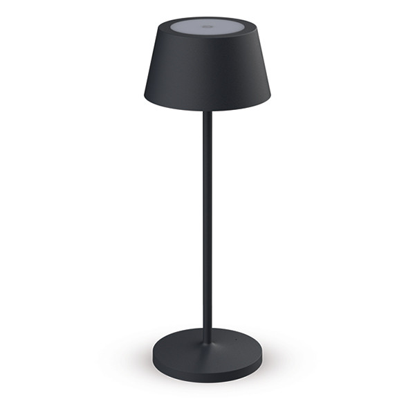 Lámpara de escritorio LED recargable regulable gris
