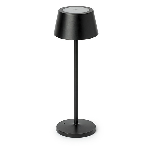 Lámpara de escritorio LED recargable regulable negra
