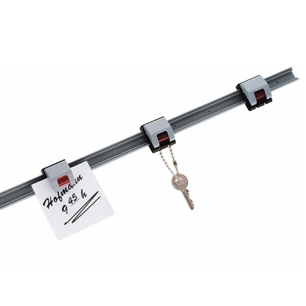 Maul Moldura de pared con clip de rodillo con 4 pinzas deslizantes (1 metro) 6243182 402244 - 1