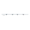 Maul Moldura de pared con clip de rodillo con 4 pinzas deslizantes (1 metro) 6243182 402244 - 2